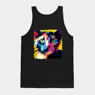 Tortoiseshell Pop Art - Cat Lover Gift Tank Top